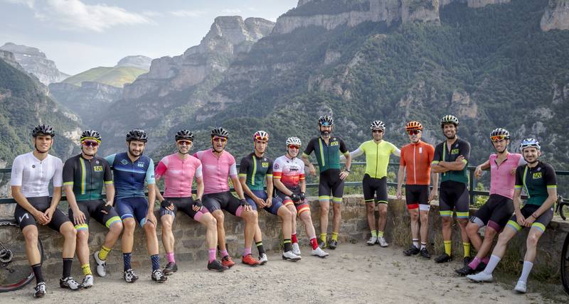 El grupo en Ordesa