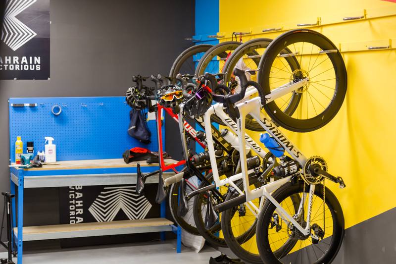 Taller de bicis del hotel